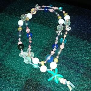 Half 54 bead double bracelet